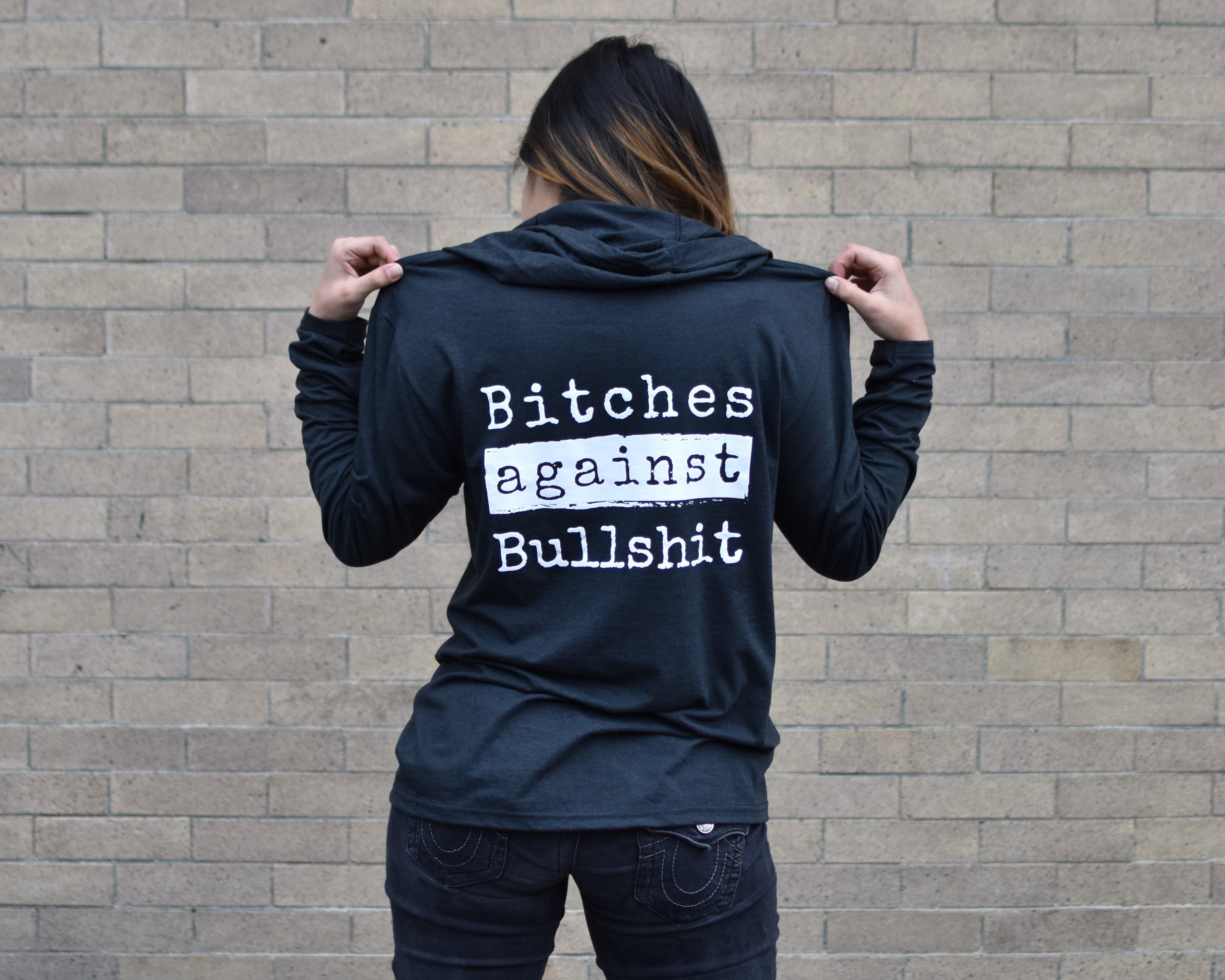 Bitches Against Bullshit Malicious Long - Sleeved T-Shirt Hoodie - Malicious Women Co. - Apparel